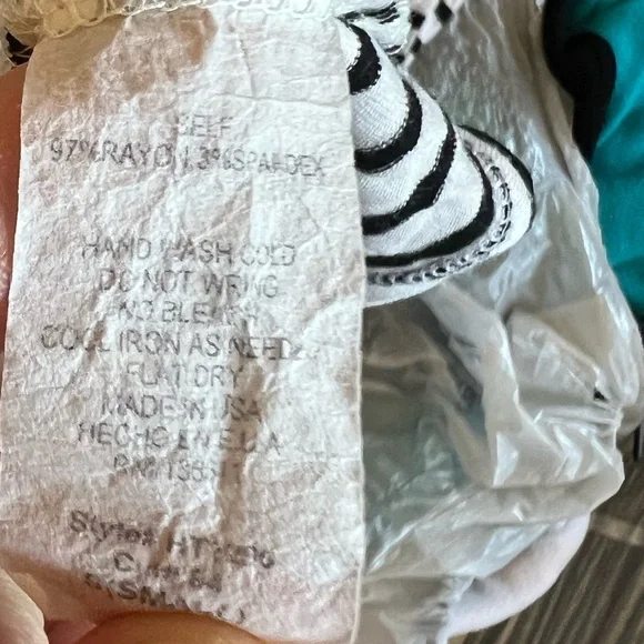 Haptics - Black and White Striped Women's Top - Picture 3 of 5